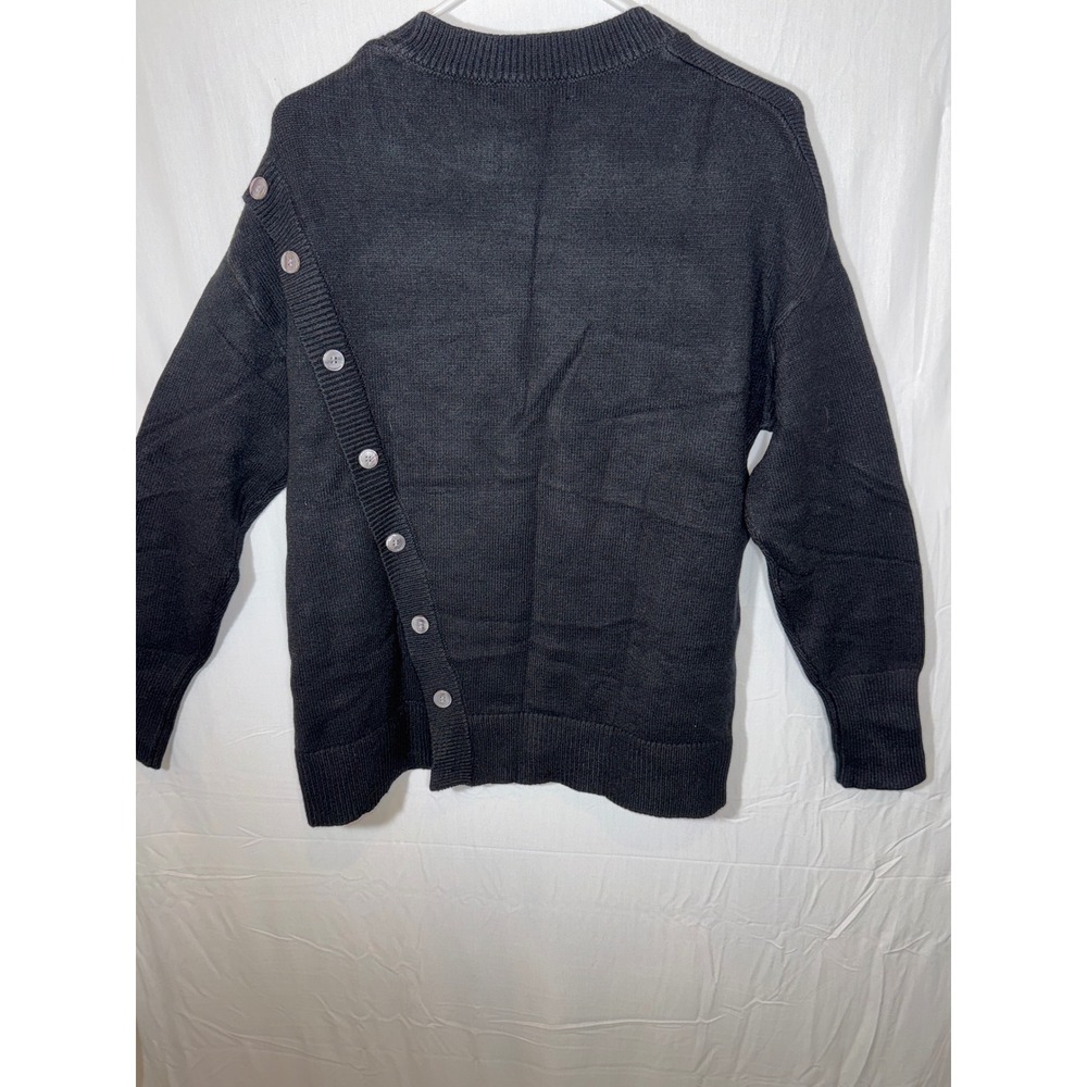 ZESICA Women's Small Button Accent Knit Sweater Pullover Unique Stylish Casual - Picture 7 of 8